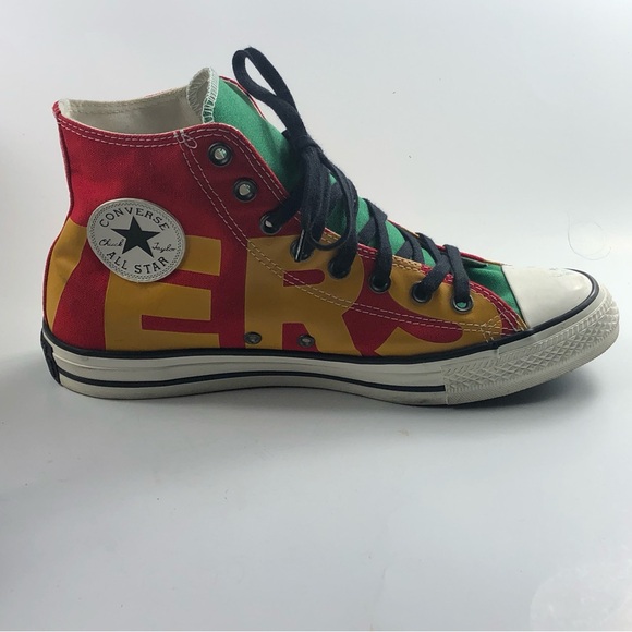 Converse Other - Converse Chuck Taylor All Star Print High Wordmark Shoes MENS 9/WOMENS 11